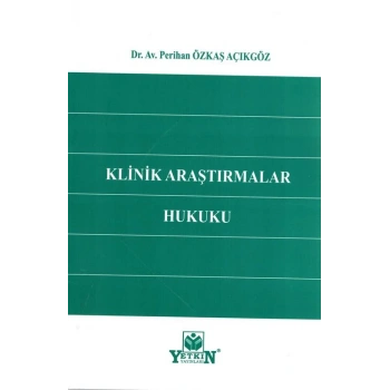 Klinik Araştırmalar Hukuku