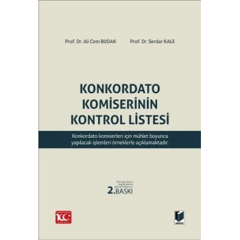 Konkordato Komiserinin Kontrol Listesi