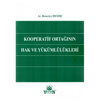 Kooperatif Ortağının Hak ve Yükümlülükleri