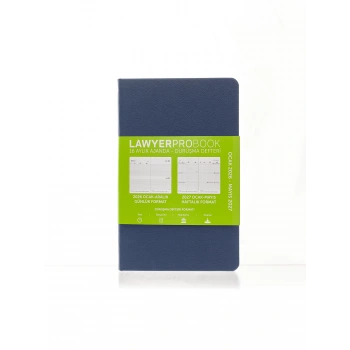 Lawyer Probook Küçük Boy Ajanda (16 Aylık) Lacivert 2026
