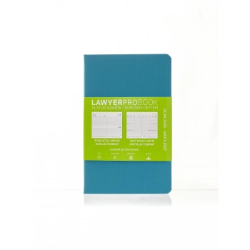 Lawyer Probook Küçük Boy Ajanda (16 Aylık) Mavi 2026