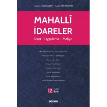 Mahallî İdareler Teori – Uygulama – Maliye