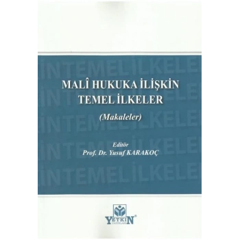 Mali Hukuka İlişkin Temel İlkeler (Makaleler)