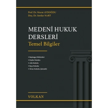 Medeni Hukuk Dersleri Ön Siparişte