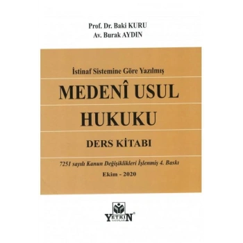 Medeni Usul Hukuku Ders Kitabı