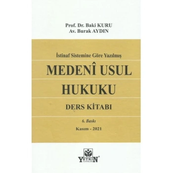 Medeni Usul Hukuku Ders Kitabı