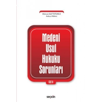 Medenî Usul Hukuku Sorunları Cilt: 6