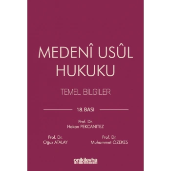 Medeni Usul Hukuku Temel Bilgiler