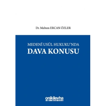 Medeni Usul Hukukunda Dava Konusu