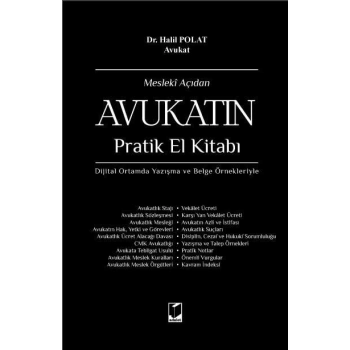 Mesleki Açıdan Avukatın Pratik El Kitabı