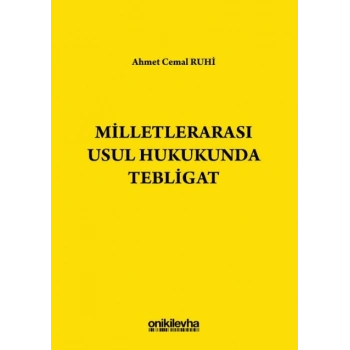 Milletlerarası Usul Hukukunda Tebligat