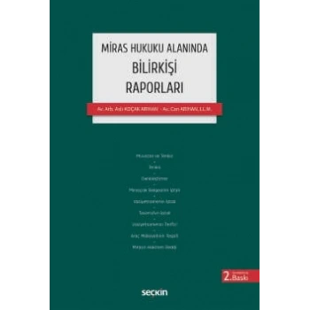 Miras Hukuku Alanında Bilirkişi Raporları