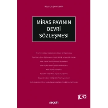 Miras Payının Devri Sözleşmesi
