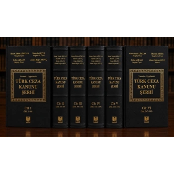 (Ön Sipariş) Türk Ceza Kanunu Şerhi (6 Cilt)