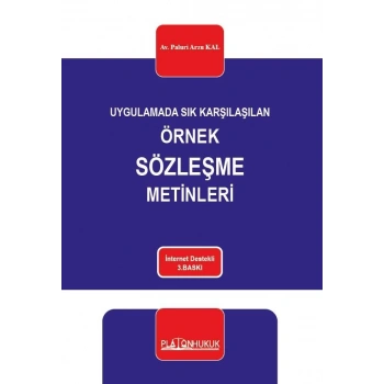 ÖRNEK SÖZLEŞME METİNLERİ 3. TIPKI BASKI