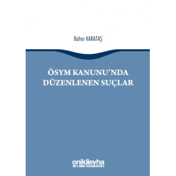 ÖSYM Kanununda Düzenlenen Suçlar