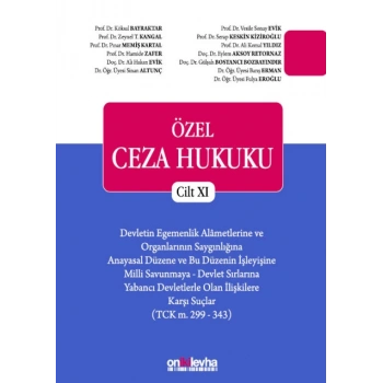 Özel Ceza Hukuku Cilt XI