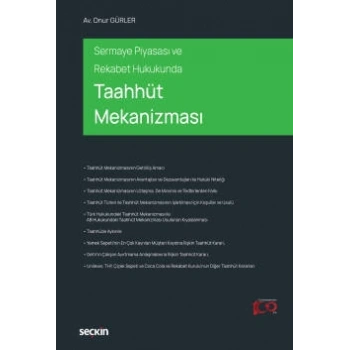 Sermaye Piyasası ve Rekabet HukukundaTaahhüt Mekanizması