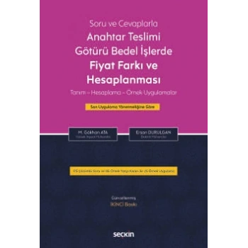 Soru ve CevaplarlaAnahtar Teslimi Götürü Bedel İşlerde <br />Fiyat Farkı ve Hesaplanması Tanım – Hesaplama – Örnek Uygulamalar