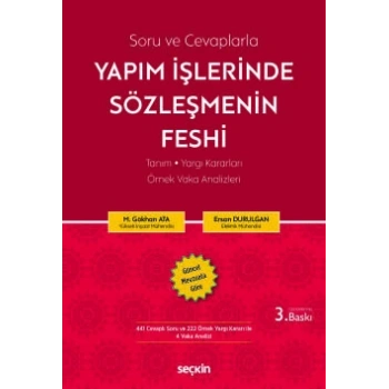 Soru ve CevaplarlaYapım İşlerinde Sözleşmenin Feshi