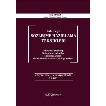 SÖZLEŞME HAZIRLAMA TEKNİKLERİ