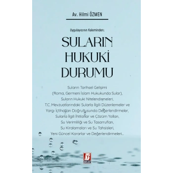 Suların Hukuki Durumu