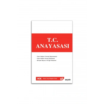 T.C. Anayasası (Cep Kitabı)
