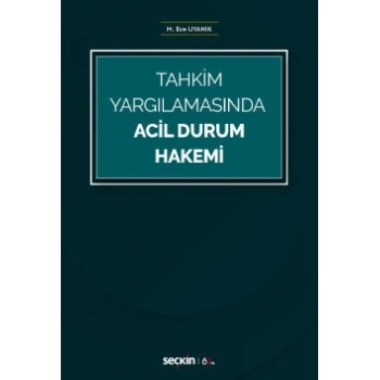 Tahkim YargılamasındaAcil Durum Hakemi