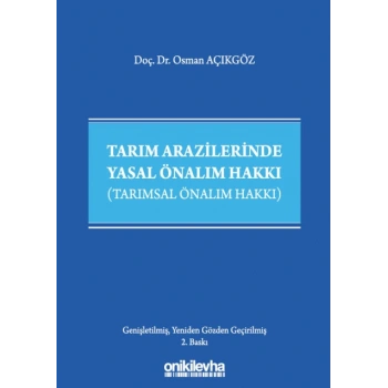 Tarım Arazilerinde Yasal Önalım Hakkı