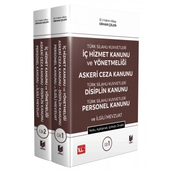 TSK İç Hizmet Kanunu ve Yönetmeliği - Askeri Ceza Kanunu - TSK Disiplin Kanunu - TSK Personel Kanunu ve İlgili Mevzuat
