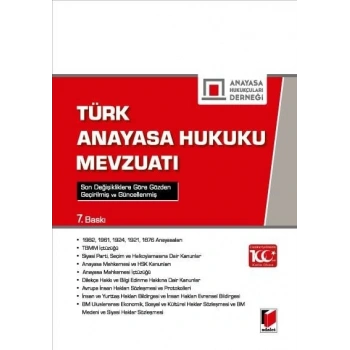 Türk Anayasa Hukuku Mevzuatı