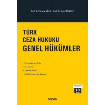 Türk Ceza Hukuku Genel Hükümler