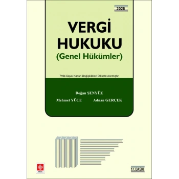 Vergi Hukuku Genel Hükümler