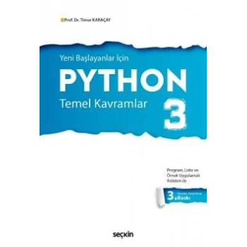 Yeni Başlayanlar İçinPython 3 Temel Kavramlar