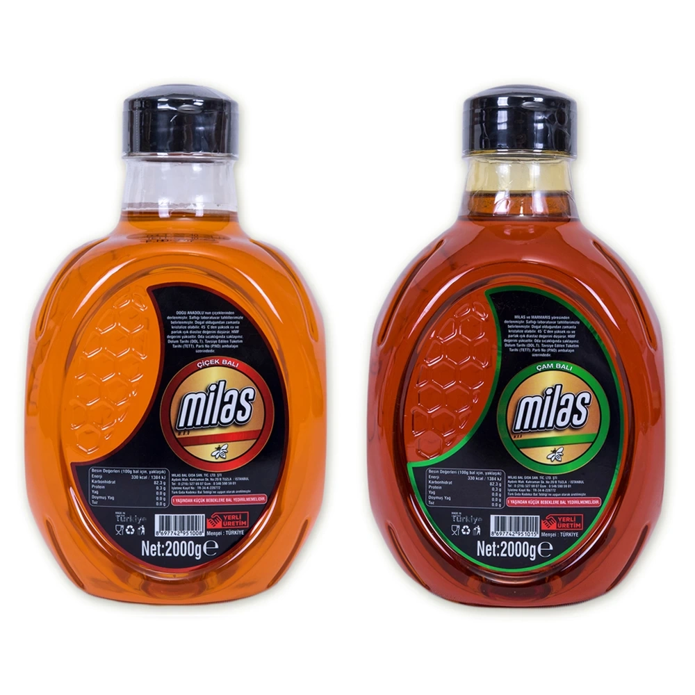 Çam Balı 2 Kg + Çiçek Balı 2 Kg