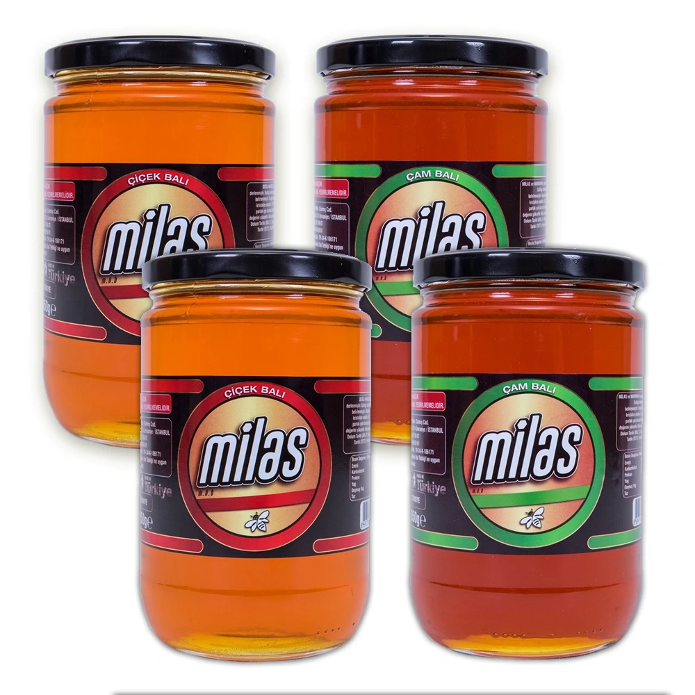 Çam Balı 850 Gr (2 Adet) + Çiçek Balı 850 Gr (2 Adet)