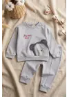 Ayıcık Nakışlı % 100 Pamuk 2li Erkek Bebek Takım