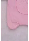 Ayıcık Nakışlı Yastıklı Welsoft Bebek Alt Açma Seti - Pembe
