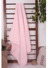 Biyeli Kız Bebek Nohut Battaniye 80*80 Cm - Pembe