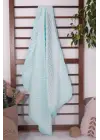 Biyeli Unisex Bebek Nohut Battaniye 80*80 Cm - Turkuaz