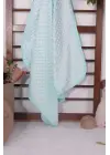 Biyeli Unisex Bebek Nohut Battaniye 80*80 Cm - Turkuaz