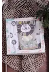 Kaplan Desenli 3lü Sıvı Geçirmez Microfiber Bebek Mama Önlüğü 0-18 Ay