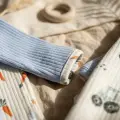 3lü Paket Pamuklu Fitilli Bebek Tulum Seti - Havuç Ve Traktör Desenli Fermuarlı Tulum Seti