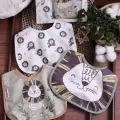 Lumi Lamb 3lü Bebek Mama Önlüğü Seti - %100 Pamuklu, Yumuşak Dokulu, Sıvı Emici Çıtçıtlı Bebek Önlüğü - Bej Ve Gül Kurusu