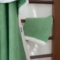 Kurbağa Nakışlı Unisex Şapka Ve Keseli Bebek Banyo Havlusu