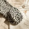 Leopar Desenli % 100 Pamuklu Kız Bebek 4lü Tulum Seti 0-6 Ay