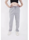 Unisex Üç İplik Basic Eşofman Pantolon - Gri