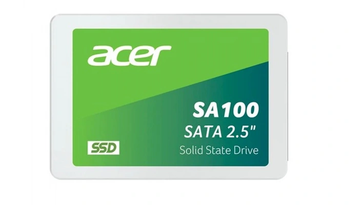 Acer SA100 480GB 2.5” SATA SSD 560MB/s – 500MB/s Okuma Yazma