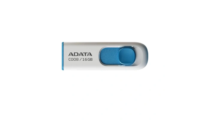 ADATA C008 16GB USB2.0 Classic Flash Bellek (Beyaz + Mavi)