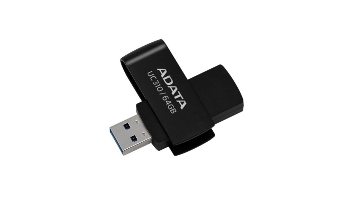 ADATA UC310 64GB USB3.2 Gen1 Siyah Flash Bellek